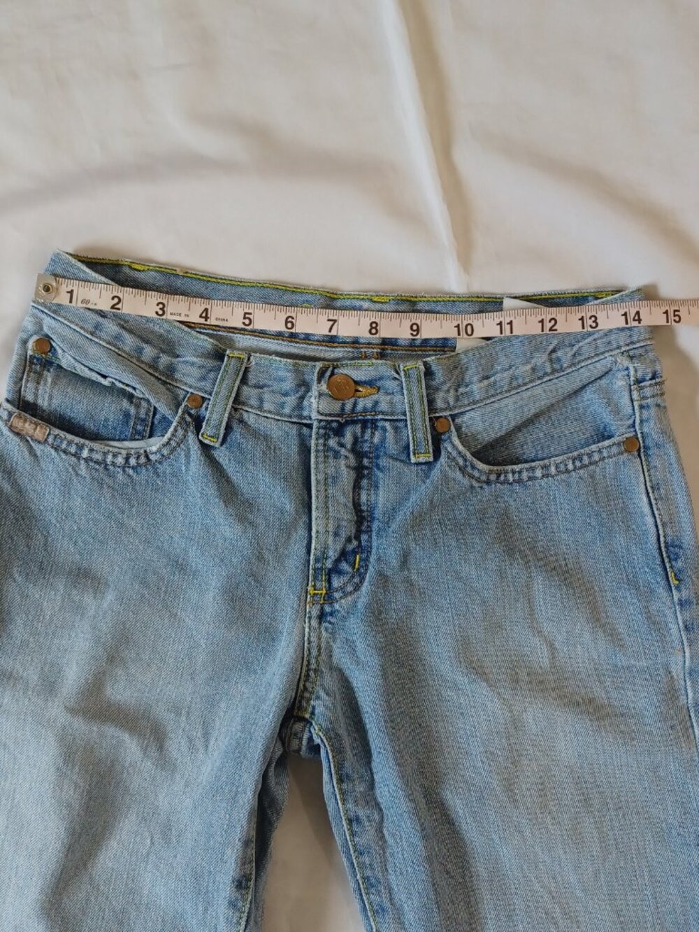 Cruel Girl Womens Jeans Relaxed Bootcut 100% Cotton Midrise Size 1 29x32.5 - Picture 15 of 16